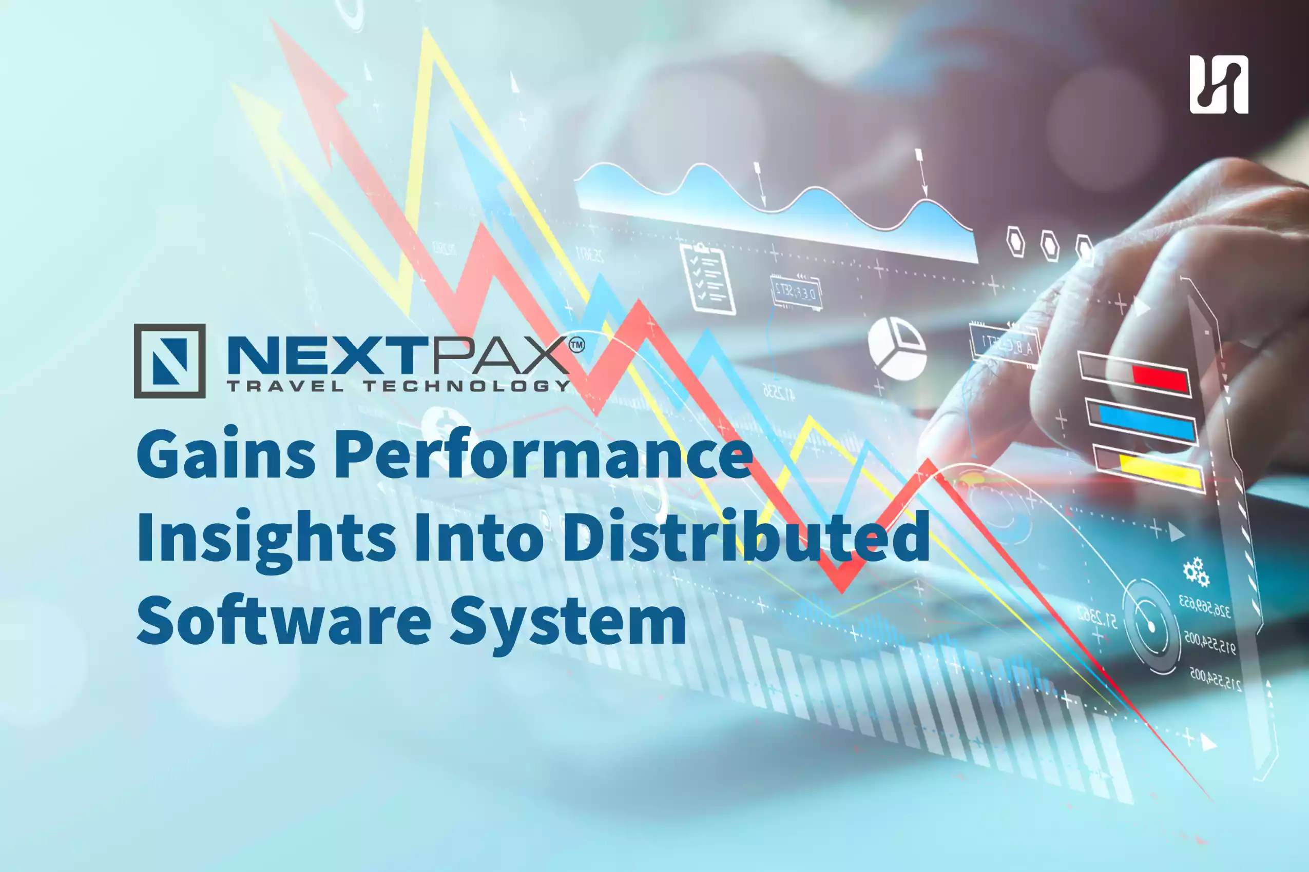 NextPax krijgt prestatie-inzichten in gedistribueerde systemen, weergegeven op een analytische overlay.